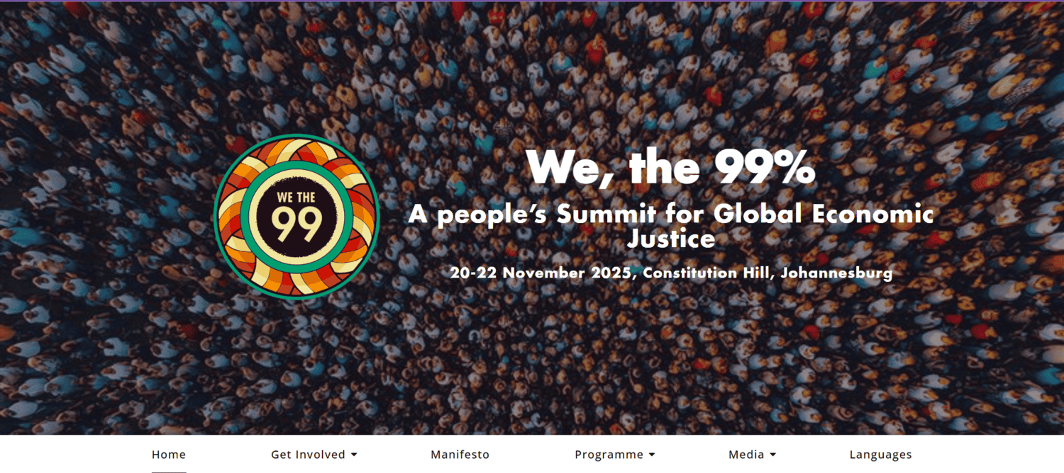 Join the People Summit for Global Economic Justice